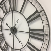 BeoXL - Wandklok Industrieel VINTAGE GREY