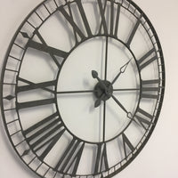 BeoXL - Wandklok Industrieel VINTAGE GREY
