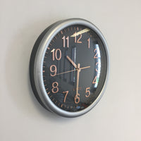 BeoXL - Wandklok Silver & Copper Modern Design