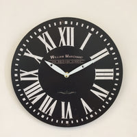 BeoXL - Wandklok William Marchant VINTAGE RETRO NOIR