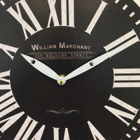 BeoXL - Wandklok William Marchant VINTAGE RETRO NOIR