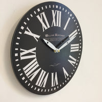 BeoXL - Wandklok William Marchant VINTAGE RETRO NOIR