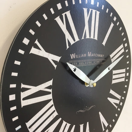 BeoXL - Wandklok William Marchant VINTAGE RETRO NOIR