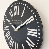 BeoXL - Wandklok William Marchant VINTAGE RETRO NOIR