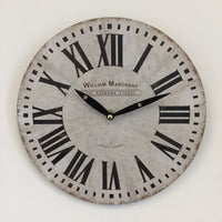 BeoXL - Wandklok William Marchant BLANC VINTAGE