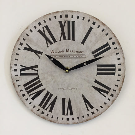BeoXL - Wandklok William Marchant BLANC VINTAGE