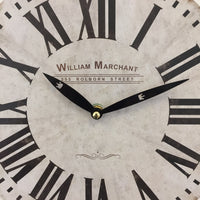 BeoXL - Wandklok William Marchant BLANC VINTAGE