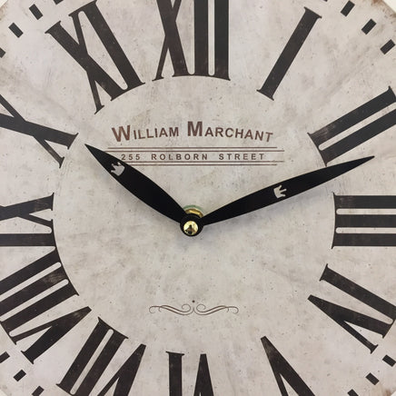 BeoXL - Wandklok William Marchant BLANC VINTAGE