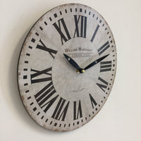 BeoXL - Wandklok William Marchant BLANC VINTAGE