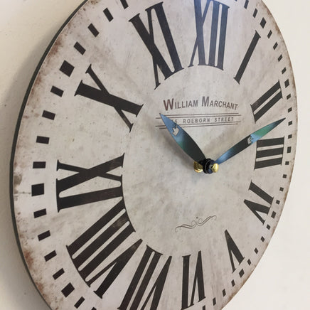 BeoXL - Wandklok William Marchant BLANC VINTAGE