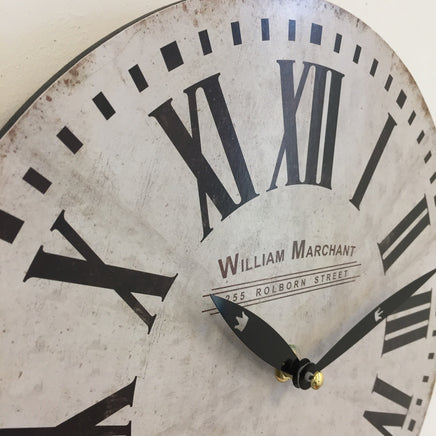 BeoXL - Wandklok William Marchant BLANC VINTAGE