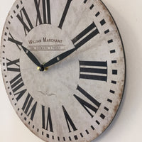 BeoXL - Wandklok William Marchant BLANC VINTAGE