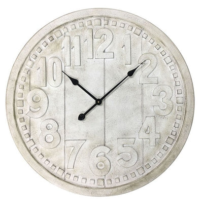 BeoXL - Wandklok WHITE WOODS vintage design