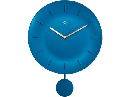 BeoXL - Wandklok Pendel  BLUE