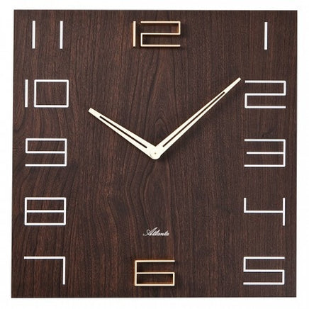 BeoXL - Wandklok vierkant hout modern design