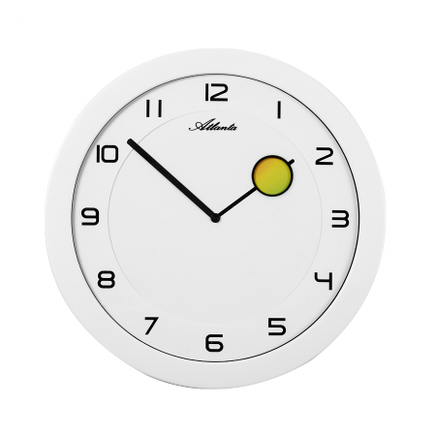 BeoXL - Wandklok YELLOW POINTER MODERN DESIGN