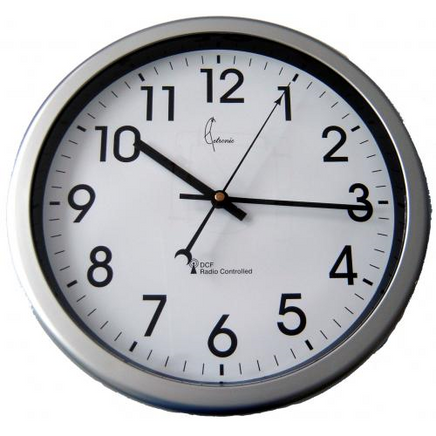 BeoXL - Wandklok Silver Star Modern Design
