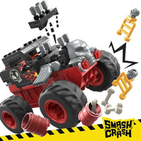Mega Bloks Hot Wheels Monster Trucks Bone Shaker Crush Course
