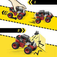 Mega Bloks Hot Wheels Monster Trucks Bone Shaker Crush Course