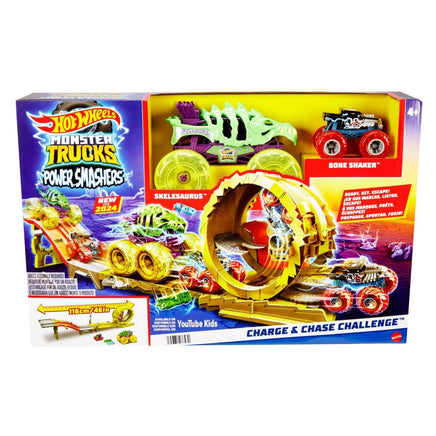 Mattel Hot Wheels Monster Truck Arena Smashers Rhinomite&#039;S Chargin&#039; Challenge