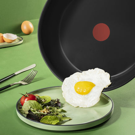 Tefal Kookgerei Tefal Renew Black Koekenpan 28 Cm Zwart