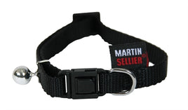 Martin Kattenhalsband Nylon Uni Zwart