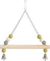 Zolux Schommel Hout Met Kralen / 2 Bellen / Ketting Assorti