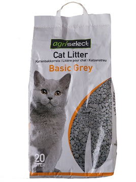 Agriselect Basic Grey Kattenbakvulling