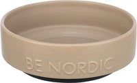 Trixie Be Nordic Voerbak Hond Keramiek / Rubber Taupe