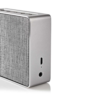 Nedis Spbt1002Gy Luidspreker Met Bluetooth® 15 W Metal Design Gunmetal