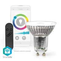 Nedis Wifilrc10Gu10 Smartlife Multicolour Lamp Wi-Fi Gu10 345 Lm 4.9 W Rgb / Warm To Cool White Android&Trade; / Ios Par16