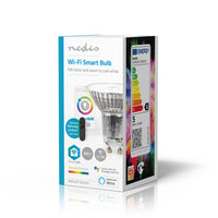 Nedis Wifilrc10Gu10 Smartlife Multicolour Lamp Wi-Fi Gu10 345 Lm 4.9 W Rgb / Warm To Cool White Android&Trade; / Ios Par16