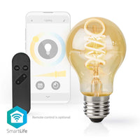 Nedis Wifilrt10A60 Smartlife Led Filamentlamp Wi-Fi E27 360 Lm 4.9 W Warm To Cool White 1800 - 6500 K Glas Android&Trade; / Ios Peer