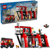 Lego City 60414 Brandweerkazerne En Brandweerauto
