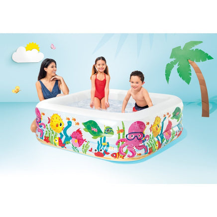 Intex 57471Np Wet Set Collectiob Opblaaszwembad Oceaan 159X159X50 Cm