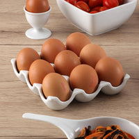 BeoXL Wit Porselein & ZO  1 stuks eierschaal