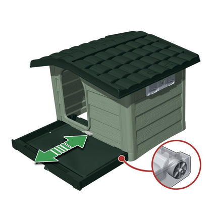 Bama Pet Cuccia Hondenhok 89X75X62 Cm Groen