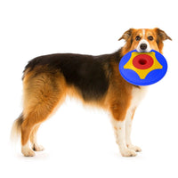 Bama Pet Trotto Disk Hondenspeelgoed 24.5X4.5 Cm Blauw/Geel/Rood