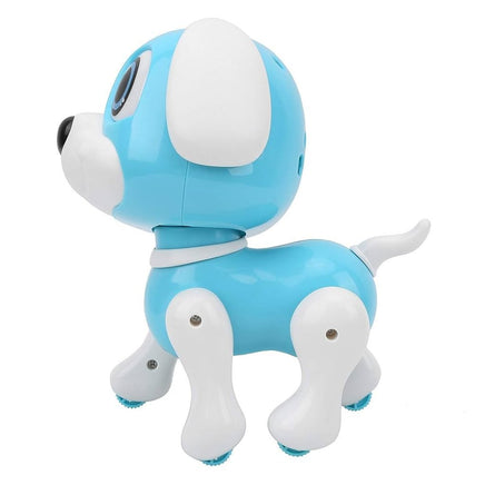 Overige Merken Robot Puppy Rick 20 Cm + Licht En Geluid Blauw/Wit