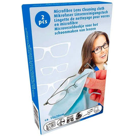 Basic Microvezel Brillen- En Lenzendoekjes 2 Stuks 15X20 Cm