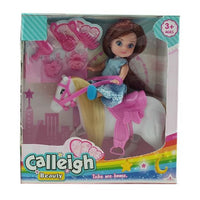 Basic Calleigh Mini Paard Met Pop + Accessoires Assorti