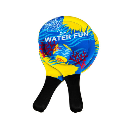 Summertime Water Fun Soft Beach Ball Set Blauw/Geel