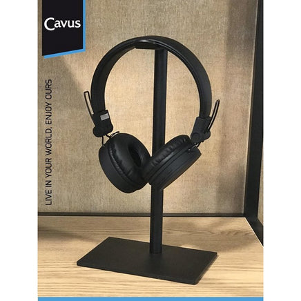 Cavus Cav-Hsb-Square Sphere Hoofdtelefoon Standaard Zwart/Staal
