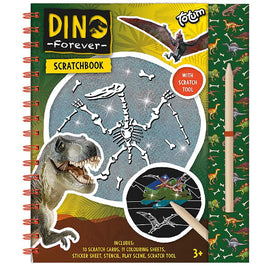 Totum Dinosaurus Kras- En Kleurplaten Boek