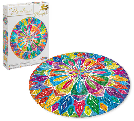 Grafix Mandala Ronde Puzzel 1000 Stukjes