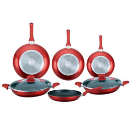 Pannenset ROOD  ULTRA LUXE 6 delig BeoXL  MSY