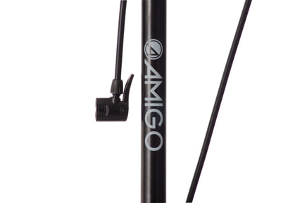 Amigo Luxe Fietspomp Met Drukmeter 11 Bar 73 Cm zwart