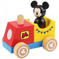 Tooky Toy Minnie Mouse Houten Speelgoedtrein 18 Maanden 2-Delig