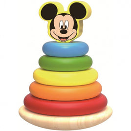 Tooky Toy Mickey Mouse Houten Stapeltuimelaar 12 Maanden 7-Delig naturel/multicolor