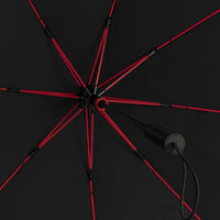 Impliva Stormaxi Stormparaplu 100 Cm Polyester zwart/rood